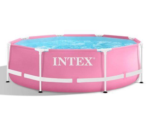 Басейн каркасний Intex 28290 рожевий 244х76см 28290 фото