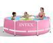 Басейн каркасний Intex 28290 рожевий 244х76см 28290 фото 2