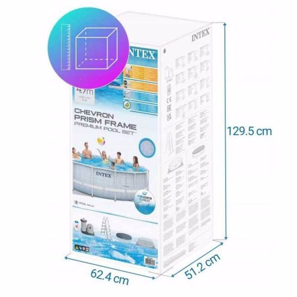 Басейн каркасний Intex 26746 з фiльтром 488х122 см 26746 фото