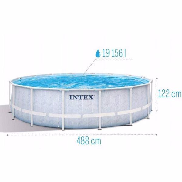 Басейн каркасний Intex 26746 з фiльтром 488х122 см 26746 фото