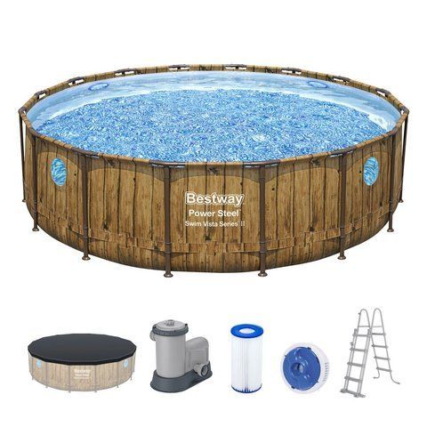 Басейн каркасний Bestway 56725 488-122 см 19480 л 56725 фото