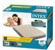 Матрац велюровий надувний Intex 64102 бежевий 137х191х25см 64102 фото 3