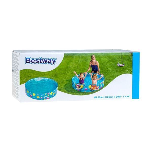 Басейн дитячий Bestway 55028 Підводний світ 122-25 см 55028 фото