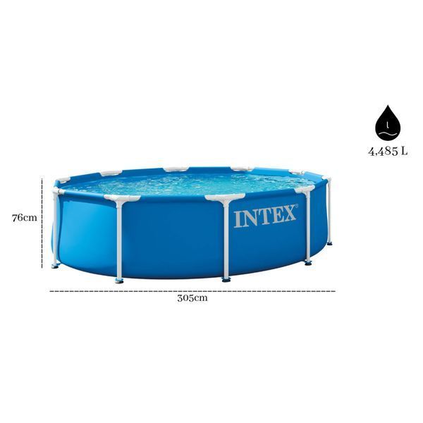 Басейн каркасний Intex 28200 круглий 4485л 305х76см 28200 фото