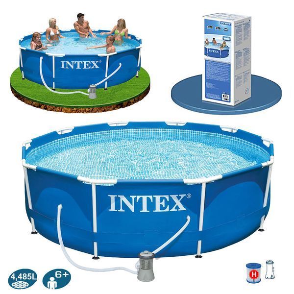 Басейн каркасний Intex 28212 з фільтруючим насосом 366х76см 28212 фото