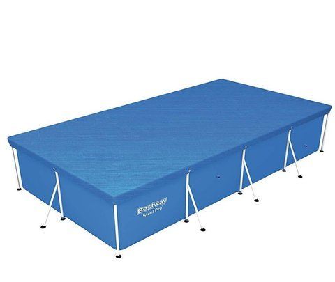 Тент Bestway 58107 для прямокутного каркасного басейну 400-211 см 58107 фото