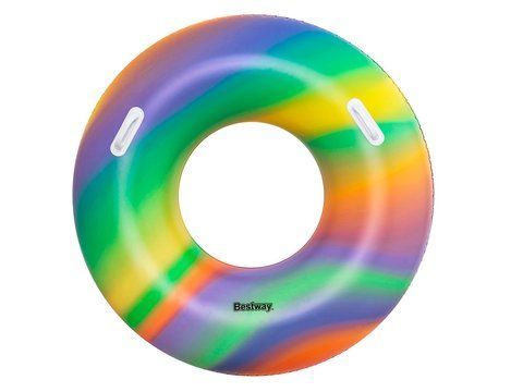 Круг надувний Bestway 36352 веселка до 80 кг 36352 фото