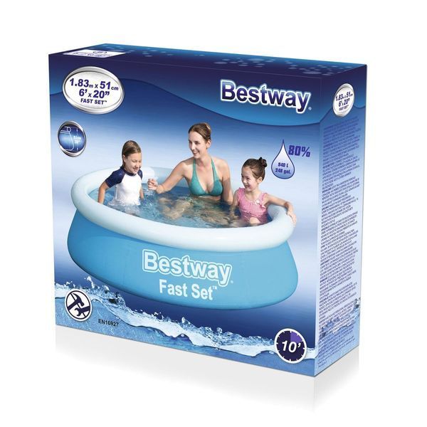 Басейн надувний Bestway 57392 круглий, 183-51 см 57392 фото