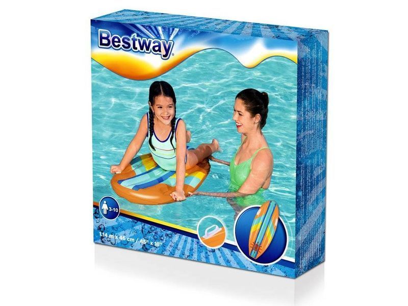 Пліт надувний дитячий Bestway 42046 Дошка для серфінгу 114-46 см 42046 фото