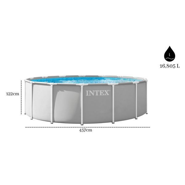 Басейн каркасний Intex 26726 з фільтруючим насосом 16805л 26726 фото
